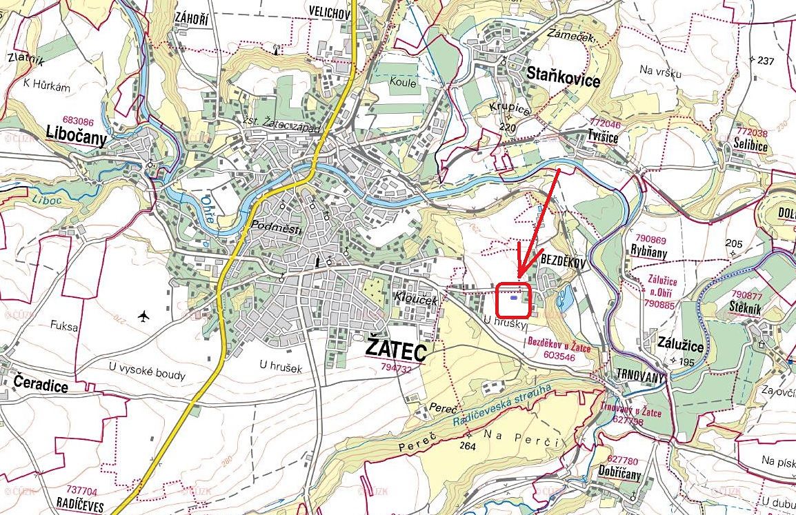 Prodej stavebního pozemku 909 m²