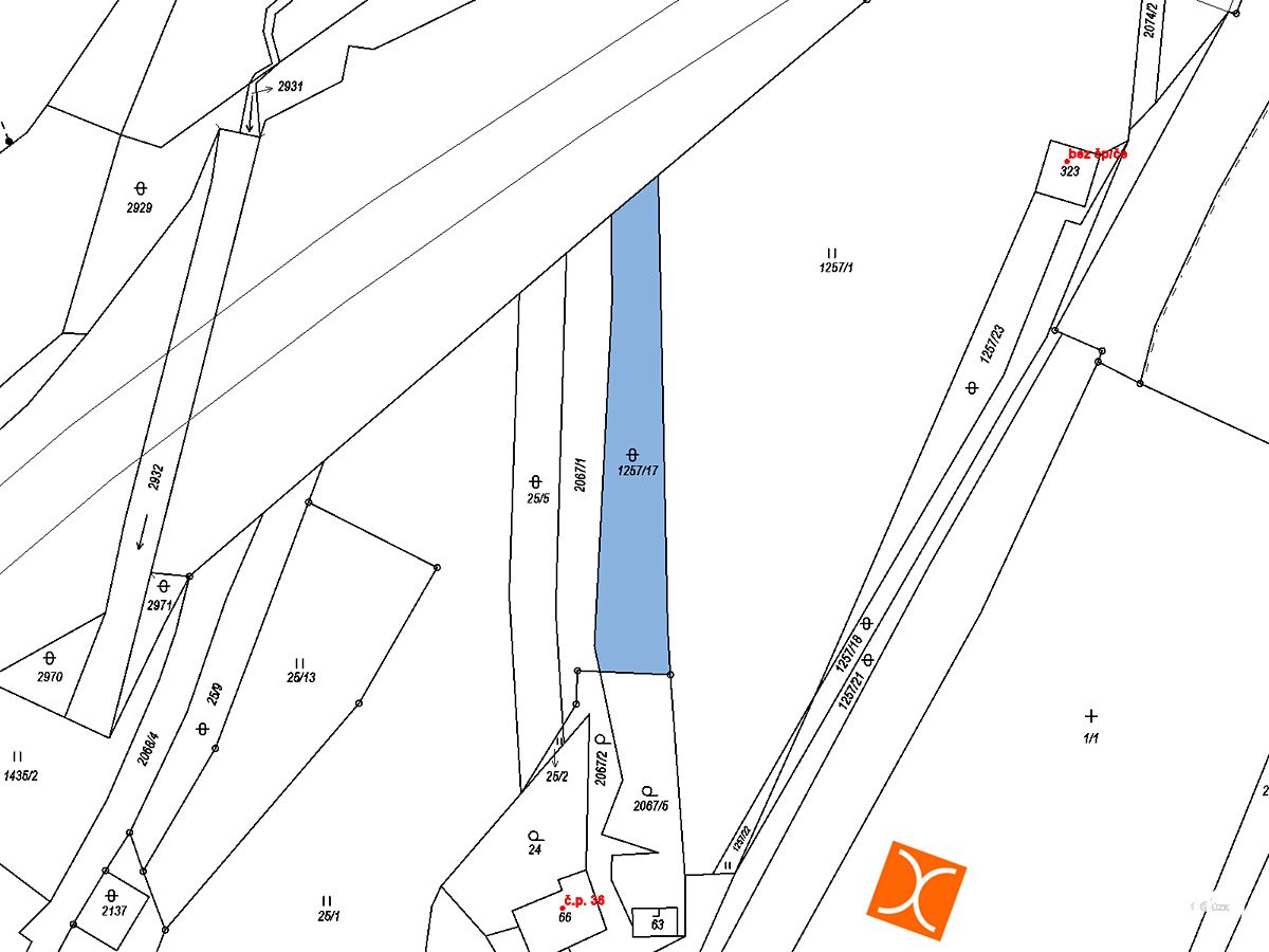 Prodej komerčního pozemku 802 m² – fotografie 2