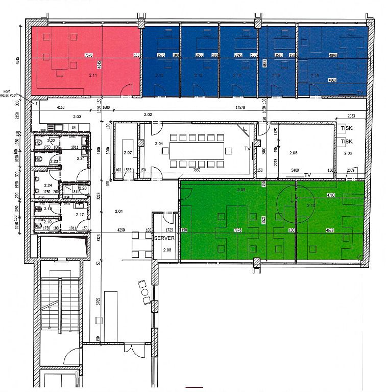 Pronájem kanceláře 441 m² – fotografie 3