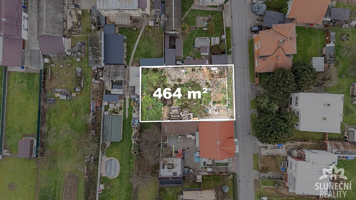 Prodej stavebního pozemku 464 m²