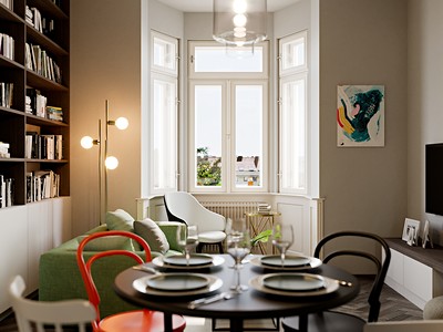 Pronájem bytu 2+kk 49 m² (Jednopodlažní)