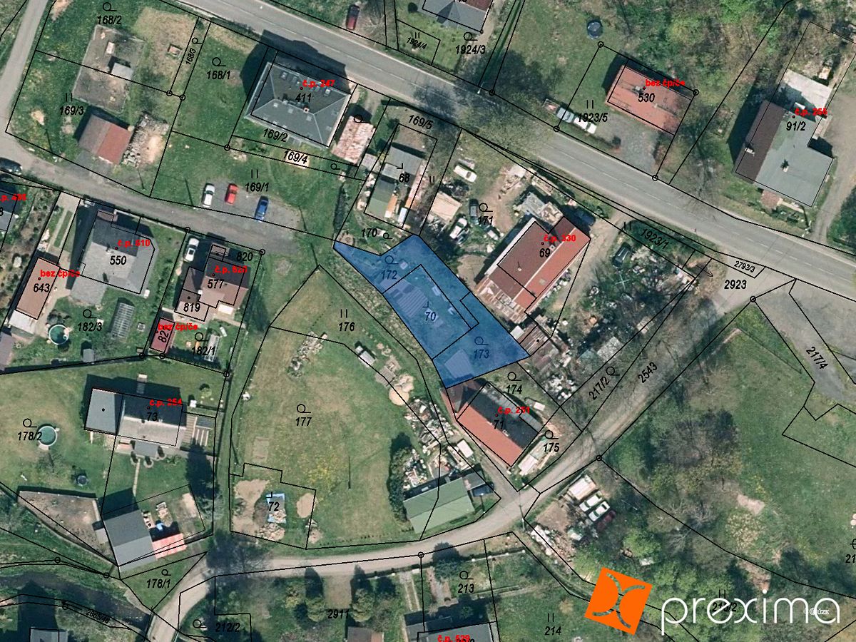 Prodej stavebního pozemku 478 m²