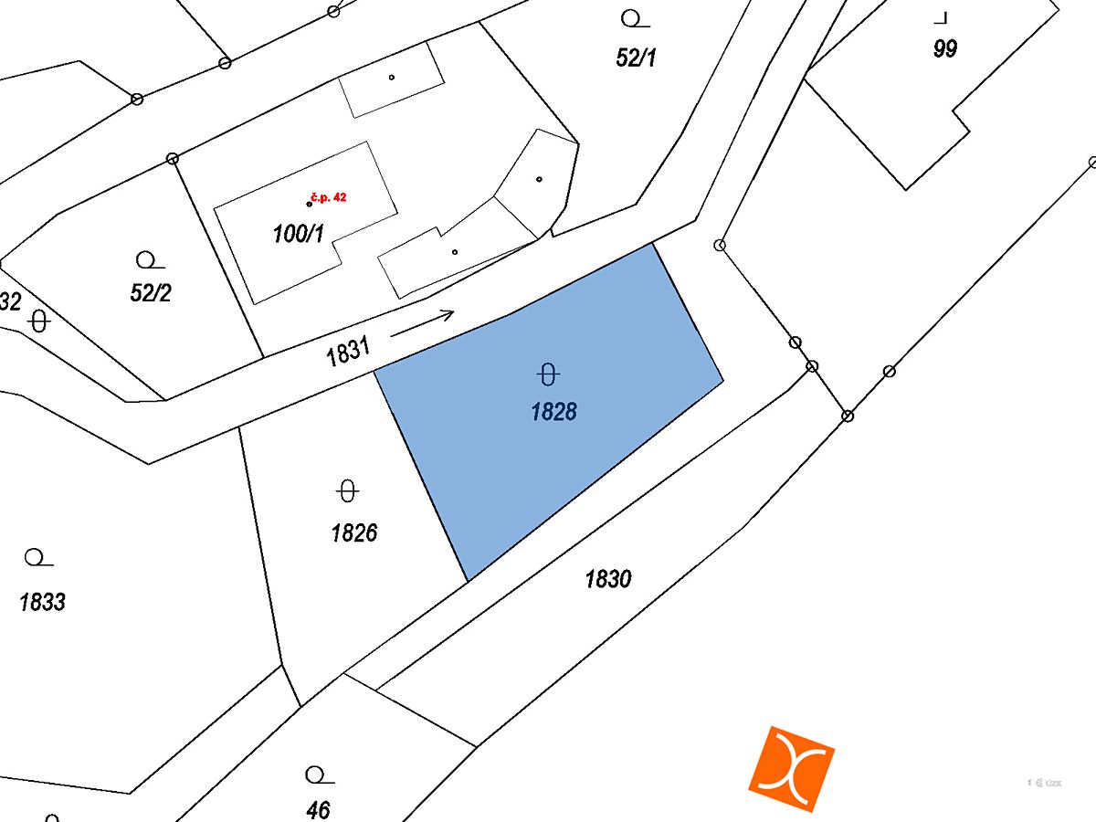 Prodej stavebního pozemku 485 m² – fotografie 2
