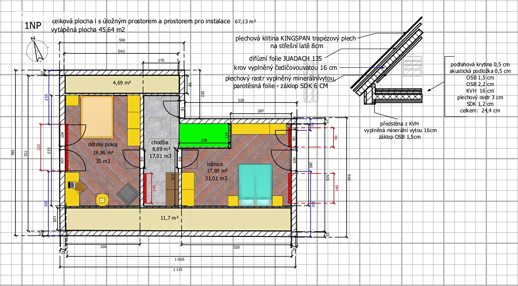 Prodej rodinného domu 125 m², pozemek 663 m² – pohled 5