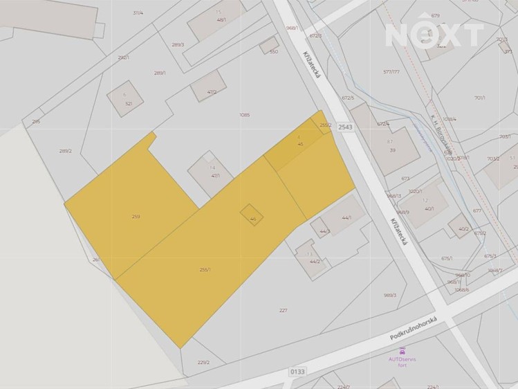Prodej pozemku, 4 368 m² (1 z 16)