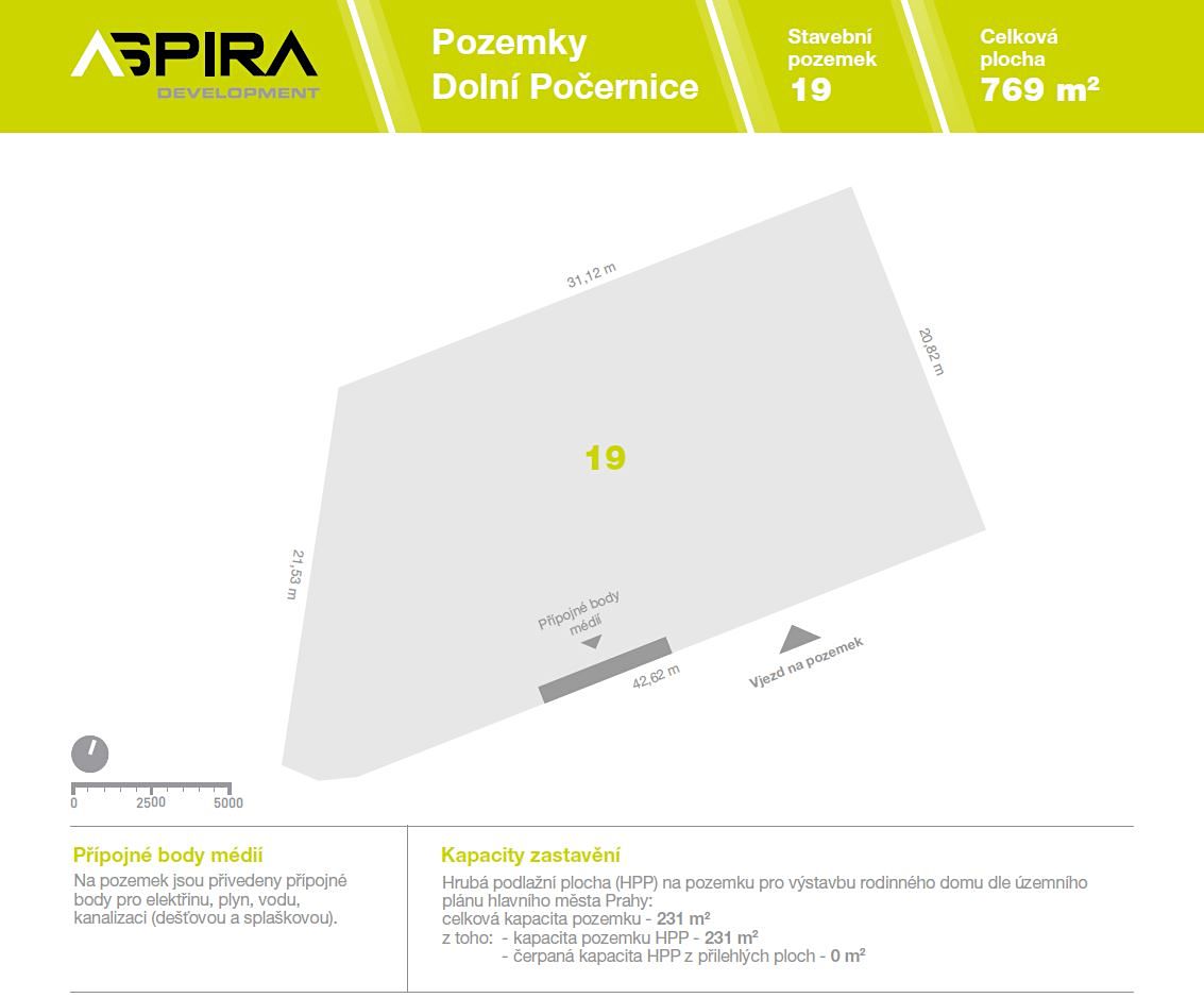 Prodej stavebního pozemku 769 m² – fotografie 2