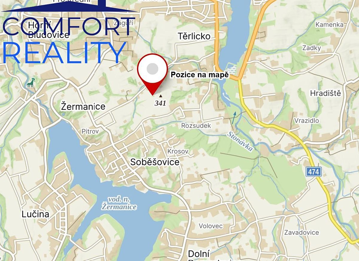 Prodej pole 916 m²