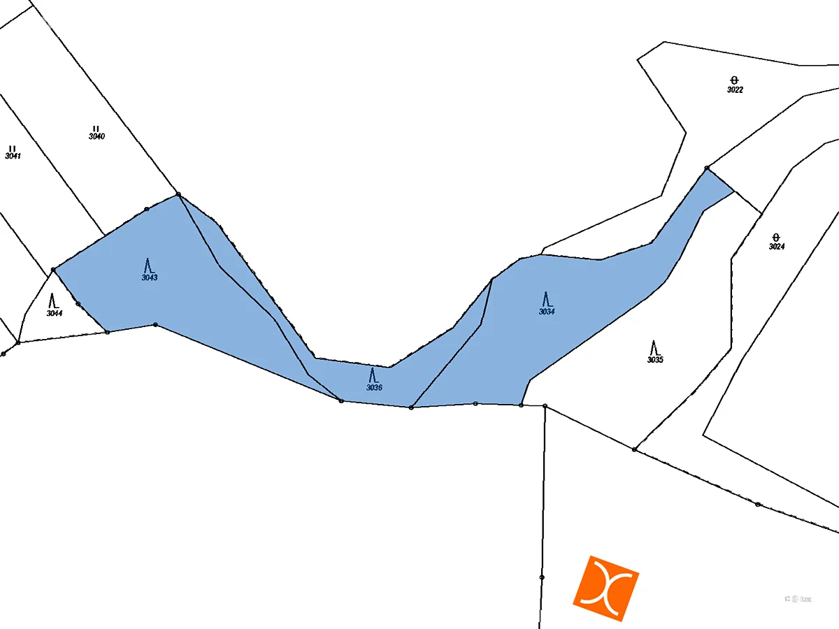 Prodej podílu 1/4 lesa 4299 m² – pohled 2