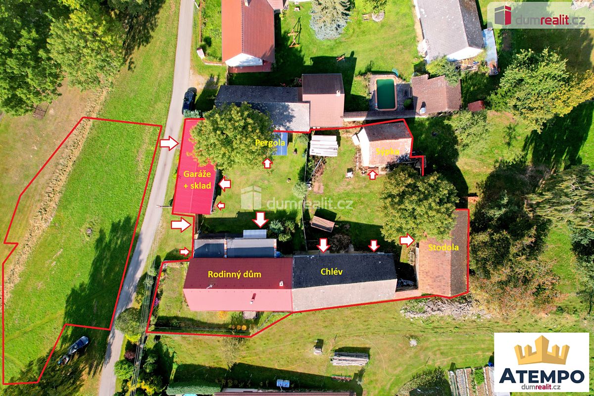 Prodej zemědělské usedlosti 486 m², pozemek 2814 m² – fotografie 2