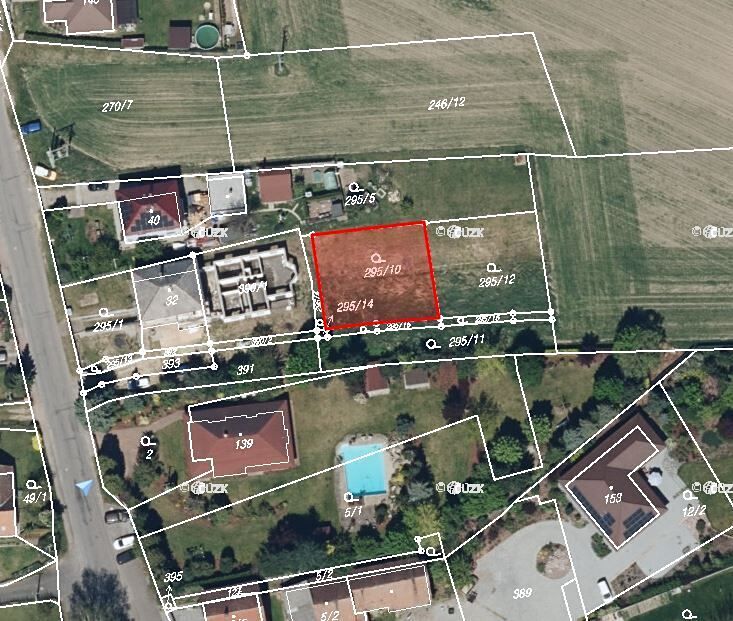 Prodej stavebního pozemku 398 m²