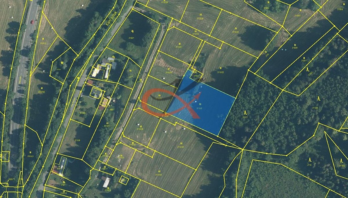 Prodej stavebního pozemku 2923 m² – fotografie 2