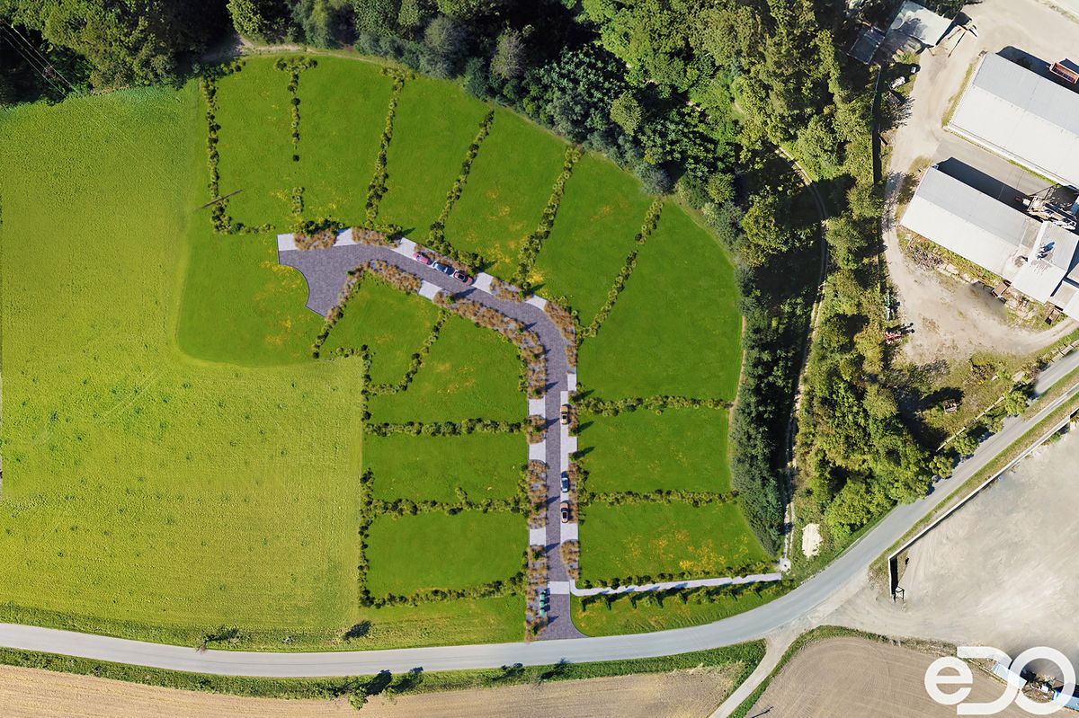 Prodej stavebního pozemku 936 m², Čistá – fotka 1 z 3
