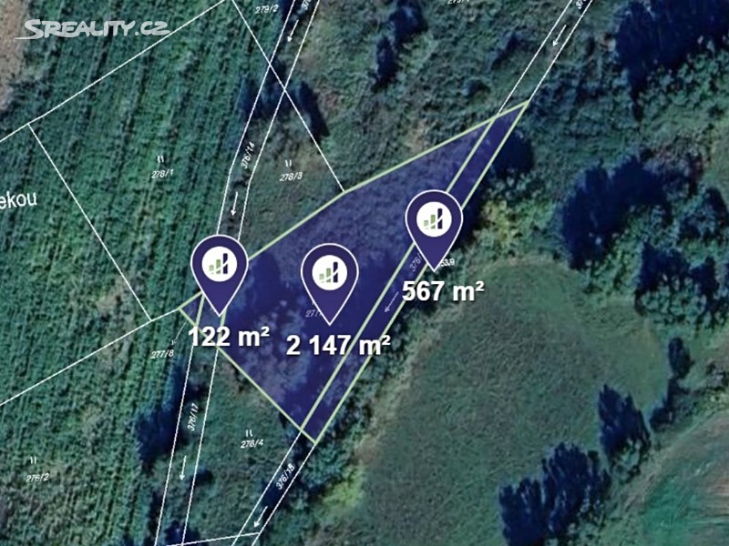Prodej  louky 2 934 m²