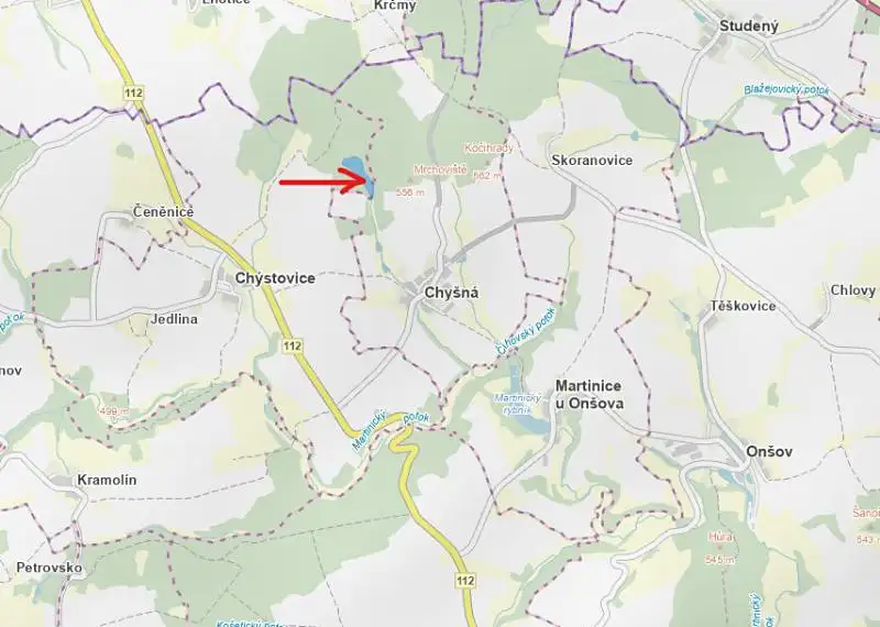Prodej lesa 24882 m², Chýstovice – náhled fotky 1