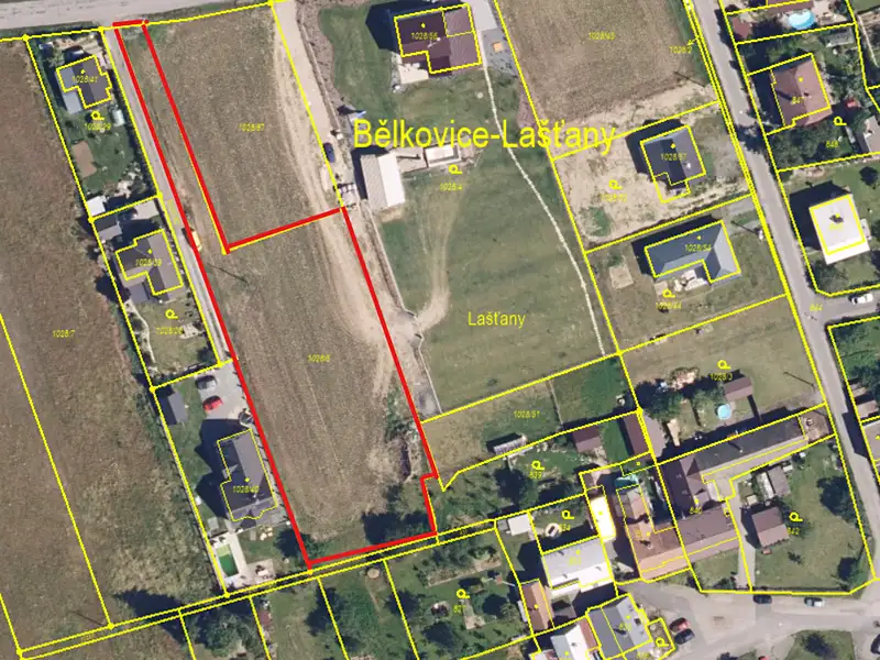 Prodej stavebního pozemku 2935 m², Bělkovice-Lašťany – náhled fotky 3