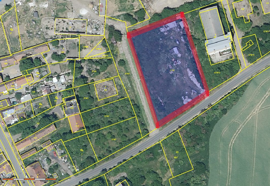 Prodej stavebního pozemku 4457 m² – fotografie 2