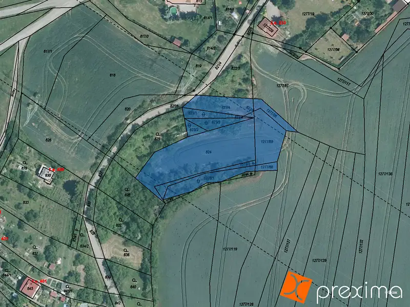 Prodej pole 19495 m², Nebovidy – náhled fotky 3