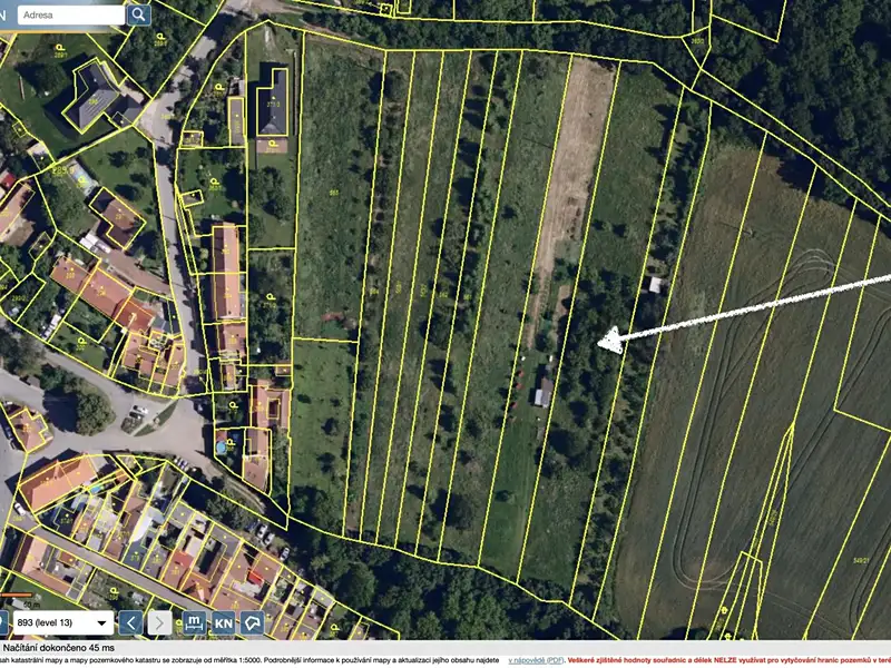Prodej zahrady 3447 m², Oslavany – náhled fotky 2