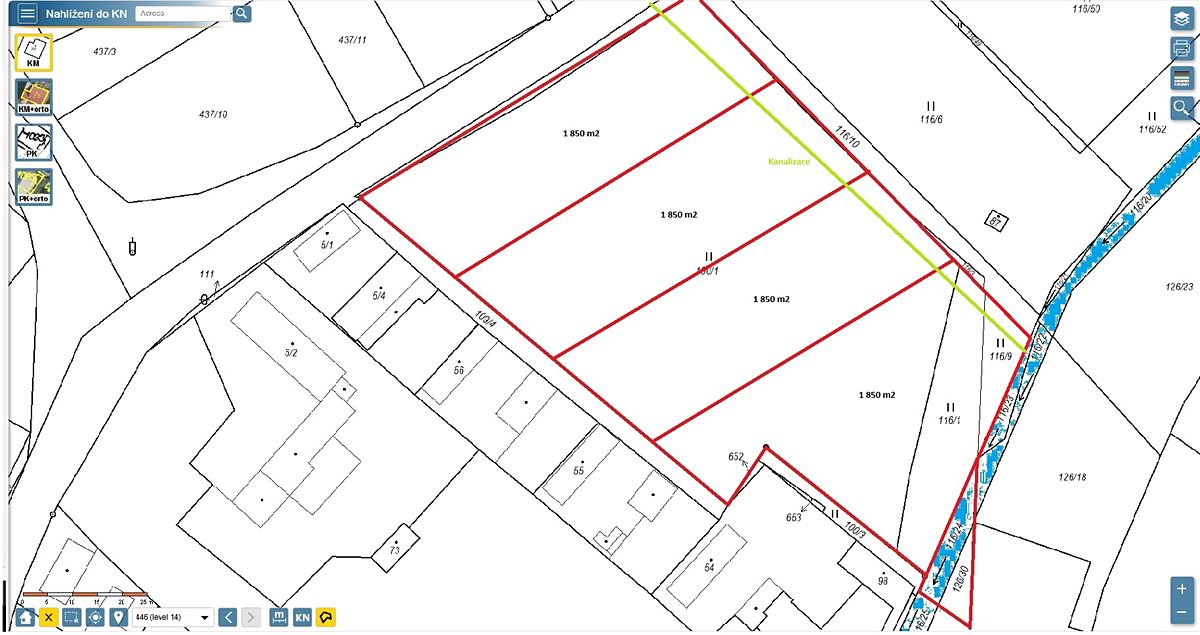 Prodej stavebního pozemku 7787 m² – fotografie 2