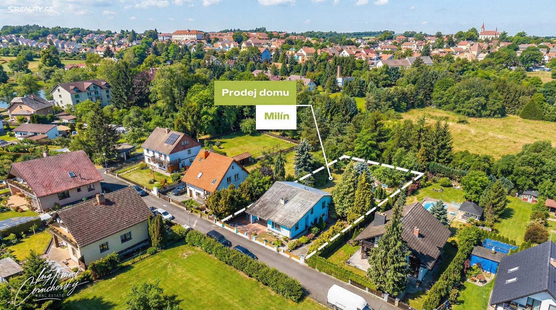 Prodej  rodinného domu 123 m², pozemek 1 290 m², Milín