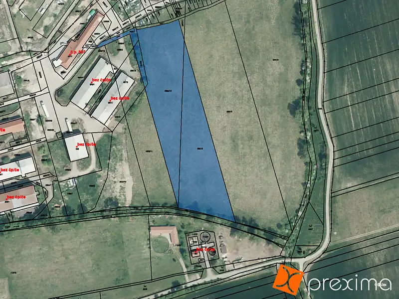 Prodej komerčního pozemku 10719 m², Letonice – náhled fotky 1