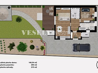 Prodej  rodinného domu 146 m², pozemek 299 m² — photo 2