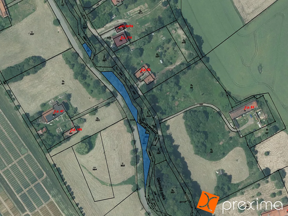 Prodej lesa 1126 m²