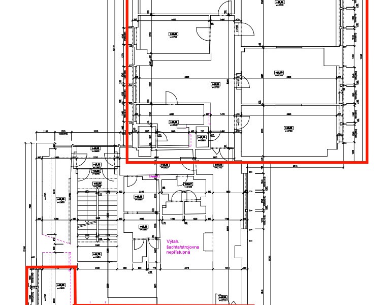Pronájem kanceláře 186 m² – pohled 3