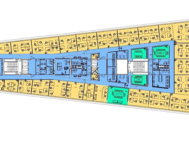 Pronájem kanceláře 1 326 m² – pohled 6