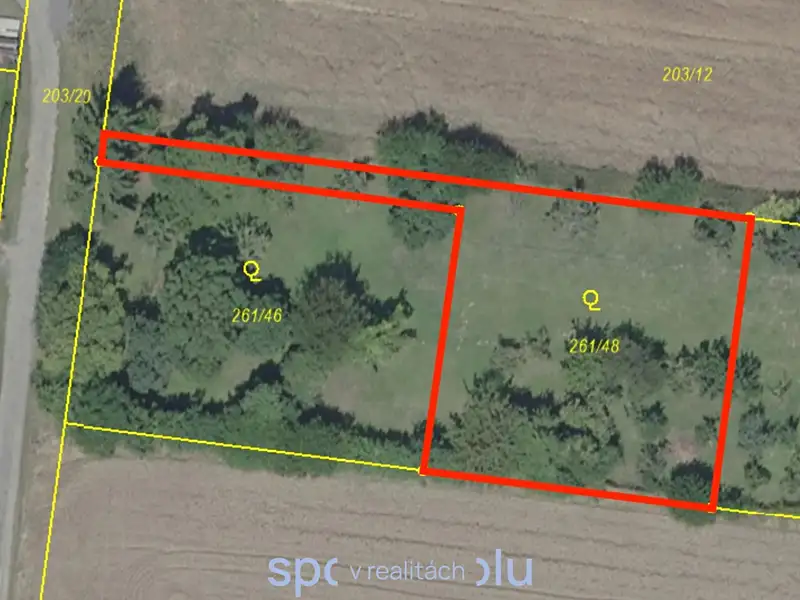Prodej stavebního pozemku 1193 m², Vitice – náhled fotky 1