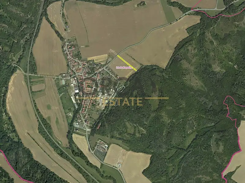 Prodej stavebního pozemku 2050 m², Lhota Rapotina – náhled fotky 3
