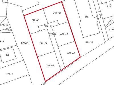 Prodej stavebního pozemku 4457 m²