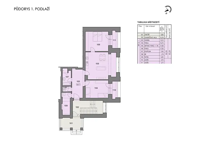 Prodej bytu 3+kk 90 m², Havlíčkův Brod – náhled fotky 2