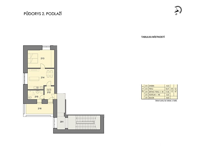 Wohnung 2+kk zum Kauf, 43 m² (2 von 9)