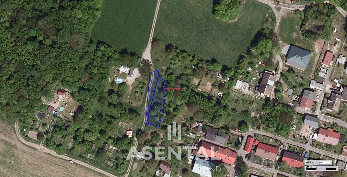 Prodej stavebního pozemku 866 m²