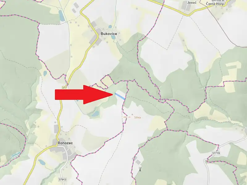 Prodej pole 4219 m², Rohozec – náhled fotky 3