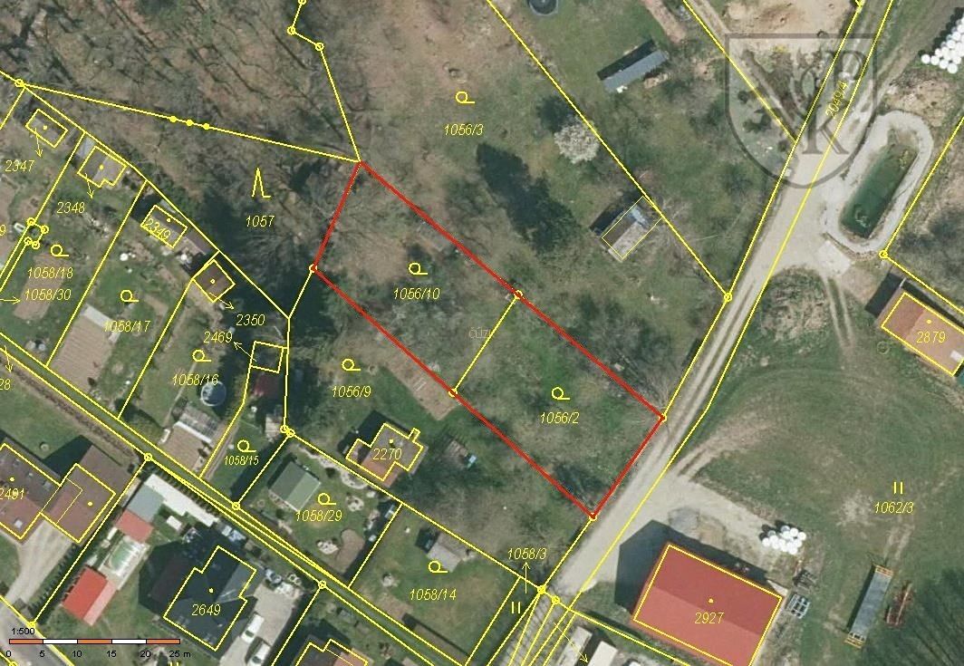 Prodej stavebního pozemku 950 m² – fotografie 3