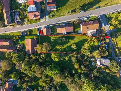 Prodej stavebního pozemku 1287 m², Přepychy – náhled fotky 3