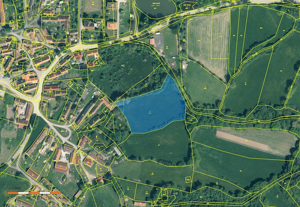 Prodej pole 22893 m², Mečichov – fotka 1 z 3