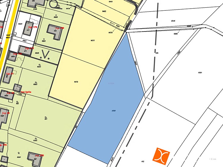 Prodej pozemku, 1 864 m² (3 z 3)