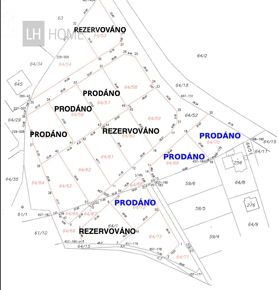 Prodej stavebního pozemku 969 m² – fotografie 2