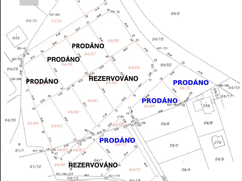 Prodej stavebního pozemku 969 m², Velké Přílepy – náhled fotky 2