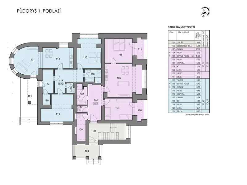 Prodej bytu 3+kk 90 m², Havlíčkův Brod – náhled fotky 3