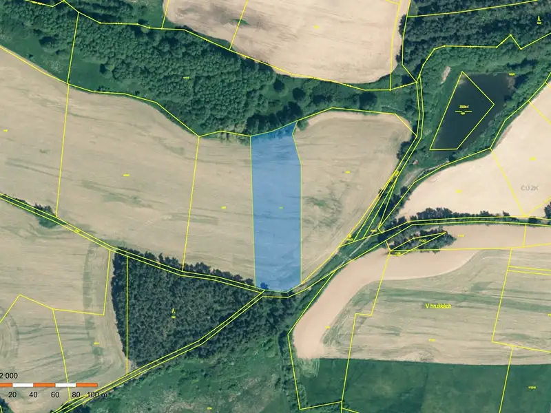 Prodej pole 37691 m², Mečichov – náhled fotky 3