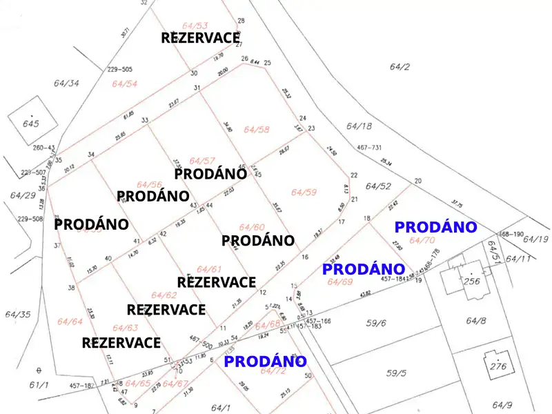 Prodej stavebního pozemku 1013 m², Velké Přílepy – náhled fotky 2