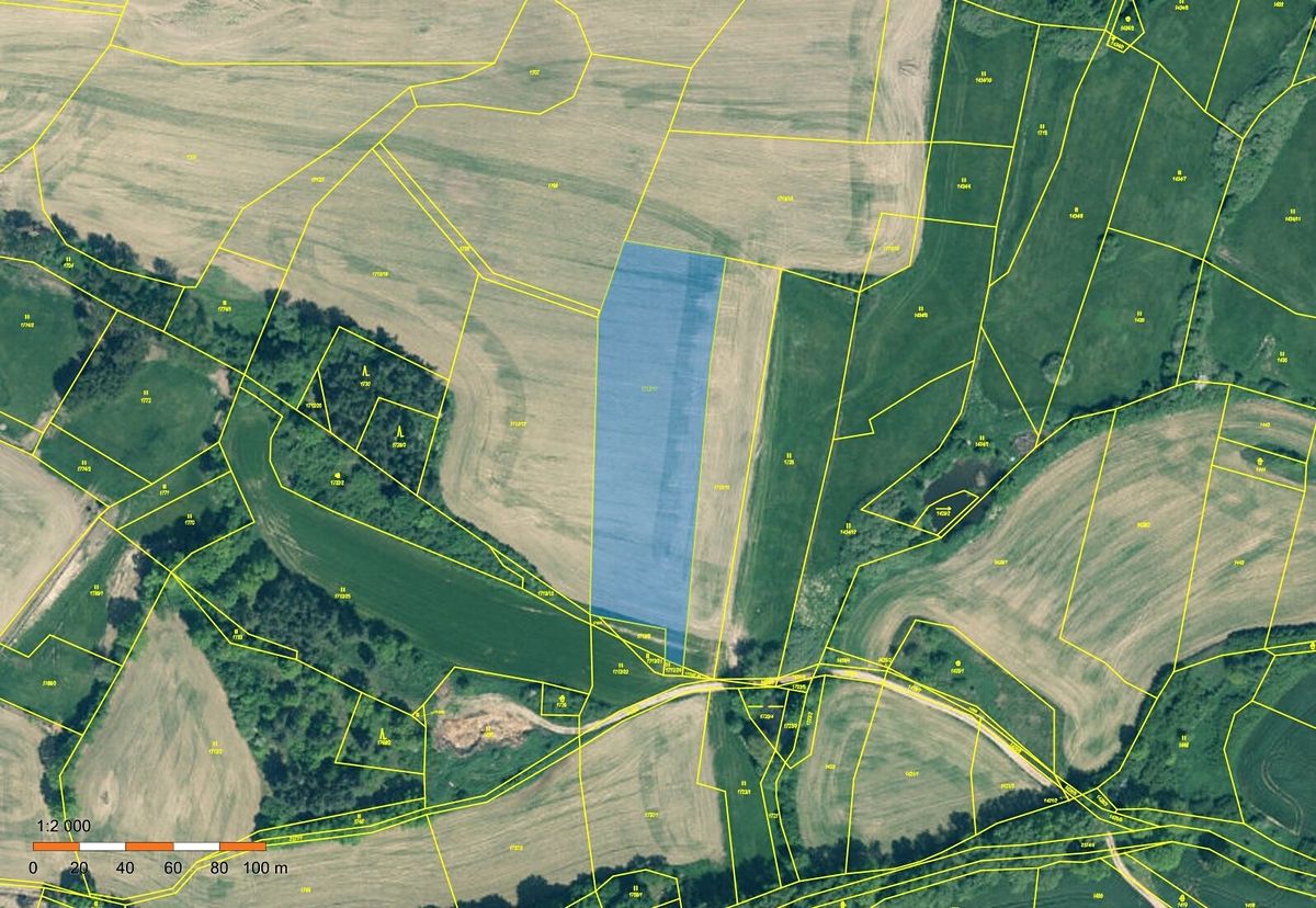 Prodej pole 37691 m², Mečichov – fotka 1 z 3