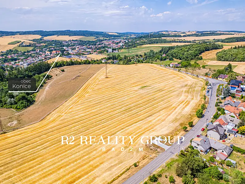 Prodej stavebního pozemku 3500 m², Konice – náhled fotky 2
