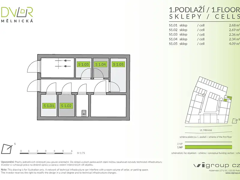 Prodej bytu 2+kk 50 m², Brandýs nad Labem-Stará Boleslav – náhled fotky 3