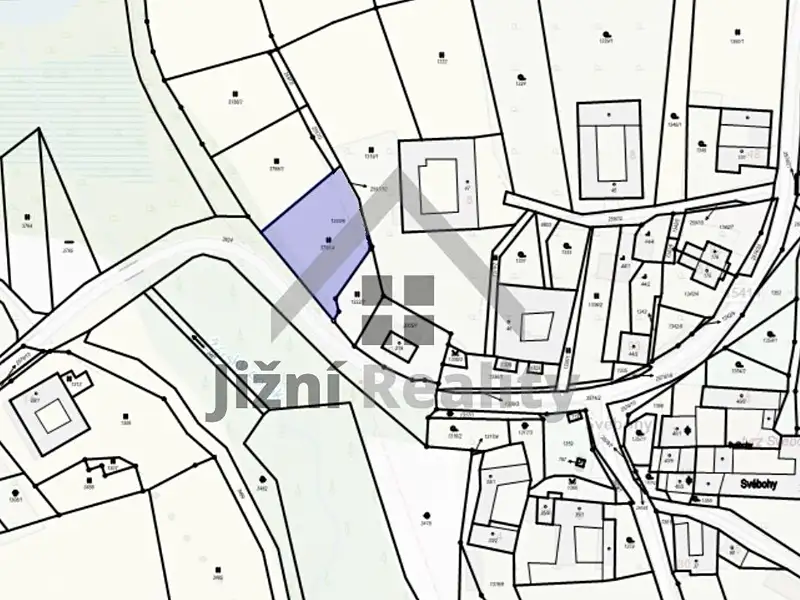 Prodej stavebního pozemku 1350 m², Horní Stropnice – náhled fotky 3