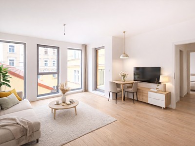 Prodej bytu 2+kk 55 m² (Jednopodlažní)